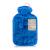 Revitale Luxury Cosy Faux Fur Pom Pom Hot Water Bottle - 2 Litre (Royal Blue)