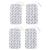 axion - 4 extra large electrode pads for EMS electrostimulation for cellulite