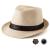Straw Fedora Hat Mens Fedora Hats for Men Trilby Hat Sun Hat Panama Hat Wool 001 Beige, Size: 7 1/4 (58cm), Fits 22" - 22 7/8" 80% Paper Straw, 20% Nylon