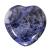Morella gemstone heart lucky charm stone heart to take away 3 cm in velvet bag sodalite