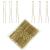 Bun Pins U Shaped Hair Pins Hair Pins 50 PCS Bobby Pins Hair Clips Hair Styling Pins for Women Girls (Blonde-U)