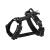 Rudel king dog harness Paola - reflective breast dishes with a handle - adjustable dishes for medium -sized and large dogs L black -reflecting