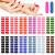 MWOOT 12 Sheets Full Wraps Nail Stickers with Nail File Self Adhesive Solid Color Painted Nail Polish Stickers Nail Art Decals Strips Manicure Kits for Women DIY Nail Art Decoration
