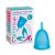 Menstrual cup MamiCup Soft flexible reusable medical silicone (turquoise L)