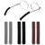 Wllhyf 3 pairs of glasses ear pillow soft elastic knitted cotton earrings comfort glasses holder anti -slip cover for reading glasses sunglasses