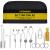 XFISHMAN Fly Tying Tool Kit 7-8-12 in 1 with Bobbin Finisher Scissors Vise Hackle Hair Stacker Fly Fishing Tying Tools Set  B Premium 12 in 1 Fly Tying Tools Kit