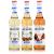 Monin Light Set (3 x 0.7l bottles: Vanilla Light Caramel Light Hazelnut Light) 700 ml (pack of 3)
