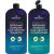 Peppermint Rosemary Hair Regrowth and Anti Hair Loss Shampoo and Conditioner Set - Daily Hydrating, Detoxifying, Volumizing Shampoo and Fights Dandruff For Men and Women 16 fl oz x 2