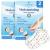 PLANTIFIQUE Foot Moisturiser Socks - Hydrating Foot Mask 2 Pack (with Box) Hydrating Socks for Soft Heels Intense Moisturizing and Repairing Dry Rough Skin Foot Care Korean Skincare - Mask Foot Spa