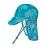 weVSwe Baby Toddler Sun Hat UPF 50+ Swim Cap Flap Neck Protection Adjustable Chin Straps UV Sun Protection Hats Green Leaves 1 0-6 Months