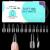 Tomicca Stiletto Long Nageltips-Tips for Geln gel Gel Full Cover Nail Tips Pre-Shaped Halfmatt Tips Nails Gelly nail tips for acrylic nails-240 Pieces 10. Long Stilletto 240