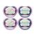 Philips Avent Ultra Air Pacifier 6-18m Falling Star/Dreams Nighttime 4-pack SCF376/09