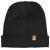Ridge Cuff Beanie - 100% Merino Wool - Warm Winter Hat One Size Black