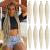 Leeven 8 Packs Pre Stretched Braiding Hair Blonde 30 Inch Yaki Texture Ombre Brading Hair Extensions for Box Braids Kanekalon Hair Fiber Crochet Hair Extensions for Braiding /30 Inch 613# 30 Inch (Pack of 8) 613#
