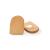 Kaps Orthotic Heel Lift Raise Genuine Leather and Natural Cork With Self-Adhesive Backing Shock Absorbing Support Relief With Achilles Tendonitis Heel Women / UK 2-7 / EUR 35-40 Beige