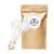 Sivifood White Kandiszucker Sticks Nature 25 pieces of advantage pack - natural white Kandis on the stem for tea sugar at the stick KandiSticks for giving away gift decoration Christmas crystal sugar