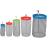 Small to XXLarge 5 Pcs Alemon Ultralight Nylon Mesh Bags Sleeping Bag Ditty Sacks Drawstring Storage Bag for Travelling Hiking, Set of 5