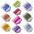 10 Pack Clipper Guards Cutting Guides for Wahl Clipper with Metal Clip/Color Coded-from 1/16 Inch to 1 Inch(1.5-25mm) Fits All Full Size Wahl Clippers (Colorful)
