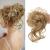 Hair part hair tendrils updos messy bun hair part hair piece hair piece tousled updo hairpieces bun scrunchies extensions for women girls (#24 (natural blond)))