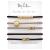By Lilla Downtown Mini Stack Ponytails Hair Ties and Bracelets - Set of 5 Hair Tie Bracelets - Hair Ties for Women - No Crease Hair Ponytails & Women s Bracelets (Black/Gold/Nude/Brown)