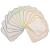 Avo+Cado single -in -cheek flannel flaps made of organic cotton - 15 pieces - Re -way baby washcloths as a replacement for wet wipes - (colorful / summer) colorful / summer