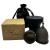 Love yourself from M&P menstrual cup - 2 menstrual cups of size S&L in black 100% soft medzinian silicone washable and reusable sterilizer cup and black satin bag