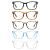 CCVOO 5 Pack Reading Glasses Blue Light Blocking, Filter UV Ray/Glare Computer Readers Fashion Nerd Eyeglasses Women/Men (*C1 Mix, 1.5) *C1 Mix 1.5 x