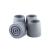 Essential Medical Supply Replacement Walker/Commode Tips, Gray, 1 1/8"