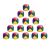 Coriver 15Pcs soft juggling balls set children ball throwing ball games circus clown colored juggling balls for adult children beginner outdoor toy with storage bag