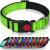 Taglory dog collar soft padded neoprene nylon dog collar for small dogs adjustable and reflective for training green s (1 Pack) green