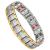 Jeracol Titanium Steel Magnetic Bracelets for Men 4 Element Double Row Strength Magnets Wristband Magnetic Brazaletes with Free Links Removal Tool & Jewelry Gift Box Silver Gold