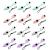Super Sunnies Tanning Goggles - 12-Pack Flexible Assorted Pastel Colors - UV Eye Protection FDA Compliant Teal Coral Grey Lavender