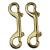 Aquatic Hunt - 2 Pack - Marine Grade 4" (10cm) Double Ended Brass Clips with SS304 Spring