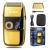 KEMEI Electric foil Shavers for Men, LCD Display Cordless Men's Razors, USB Rechargeable with Pop-up Beard Trimmer Best Worldwide Travel Gift, Model KM 2028, Gold