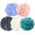 5 pieces shower sponge peeling massage bathing sponge soft durable shower sponge body shower sponge foaming stitch luffa sponge full shreds cleaning body scrubber shower kn wheul (30g)