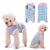 Lyneun soft dog body after op dog body after castration male bitches breathable dogs one-part recovery suit for hair loss allergies anti-licks wound protection cone alternative (pink s) s pink