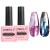 AIMEILI Nail Foil Glue Gel for Foil Stickers Nail Transfer Tips Nail Art Foils Self-Adhesive Foil Sticker Transfers Manicure Set with Adhesive Nail Art Foil Glue Gel UV LED Cure Needed 2 x 15ML