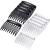 24 Pieces Hair Side Combs Small Plastic French Teeth Hair Combs Hair Clip Comb Bridal Wedding Veil Comb for Fine Hair, Black and Clear