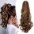 Mitrygreen Claw Clip Ponytail Extension 18" Clip in Wavy Ponytail Hair Extensions Long Pony Tails for Women Extensions Ash Blonde Mix Light Brown Wave Hairpiece 18 Inch (Pack of 1) Ash Blonde Mix Light Brown-Wavy