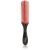 Diane 9-Row Professional Styling Brush, Nylon Pins for Thick or Curly Hair, Use with Wet Hair and Distributing Conditioner, Blowdrying, Black & Red, 1 Count (Pack of 1) Black/Red/White Professional Black/Red