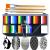 Bowitzki Professional Face Painting Kit For Kids Adults 12x10 gm Face paint Set with Stencil One Stroke Split Cake Non Toxic Rainbow Flora Dolphin Unicorn Flame Body Paint Makeup