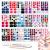 DANNEASY 20 Sheets Toe Nail Stickers Full Nail Wraps Self Adhesive Toenail Polish Strips Toes Nail Stickers Toenail Stickers Polish Manicure Sticker with Nail File  Cuticle Stick kit 1