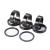 Kbrotech Bicycle Headset Spacer Aluminium Alloy Bike Stem Headset Spacers Fork Washer Fit for 1 1/8-Inch Stem 2mm 5mm 10mm (8pieces) Aluminum alloy