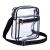 Clear Messenger Bag for Work & Business Travel for Men & Women,Stadium Approved ,Cross-Body Shoulder Bag Black