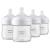 Philips AVENT Natural Baby Bottle with Natural Response Nipple Clear 4oz 4pk SCY900/04 4oz 4 Pack Clear