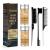MULAFEE 2 Pack Hair Wax Stick with Hair Comb Set Wax Stick for Smooth Hair Wigs Non-Greasy Styling Wax for Fly-Away and Edge Frizz 3 Pcs Slick Brush Set