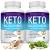 Toplux Keto Blocker Pills White Kidney Bean Extract - 1800 mg Natural Ketosis, Support Keto Diet, for Men Women, 90 Capsules, Supplement Two