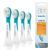 Philips Sonicare for Kids Original Compact Sonic Toothbrush Heads for 3+-Year-Old Kids 4 Unit Pack in Blue (Model HX6034/33) From the age of 3 single