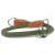 Leisegr n Paracord dog collar adjustable | Nylon dog collar | Devon model | Olive green | Size: L Olive green L