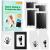 Nabance Baby Footprint Kit & Handprint Kit 4 Inkless Ink Pads 2 Photo Frames 8 Imprint Cards Safe for Baby Hands and Feet Family Keepsake Gifts for New Parents Baby Shower Gifts 0-6 months